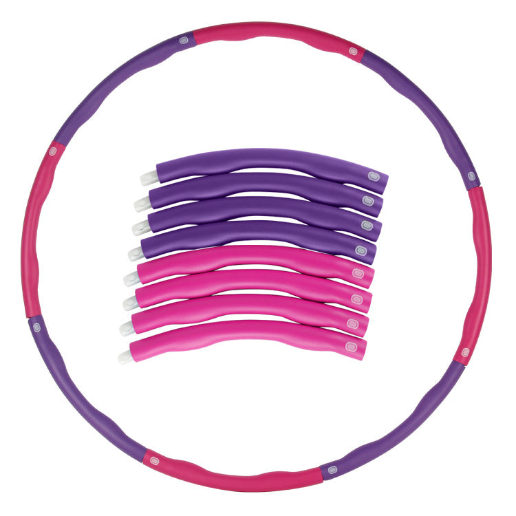 Internet celebrity hula hoop weighted fitness hula hoop foam detachable hula hoop adult and children hula hoop