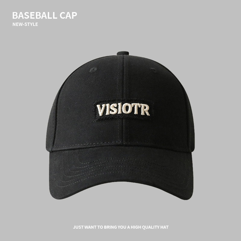 Baseball Cap For Women In Spring And Summer, Deep Top, Wide Brim, Big Head, Peaked Cap For Couples, Versatile, Fashionable, Face-Friendly, Small Sun Protection