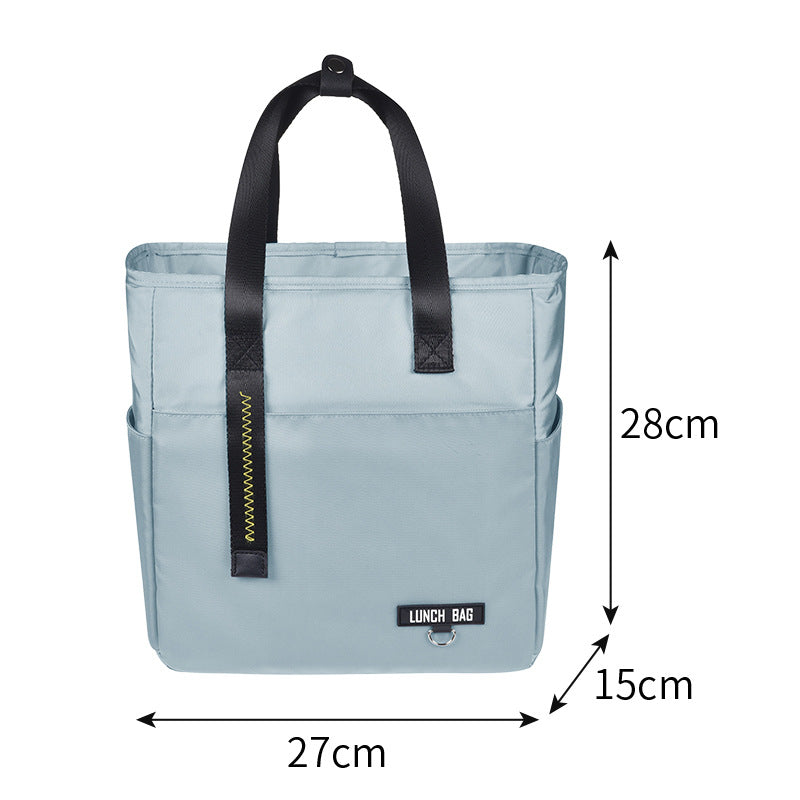 Large-Capacity Lunch Bag Office Workers And Students Insulated Lunch Box Bag High-Looking Waterproof Portable Lunch Bag