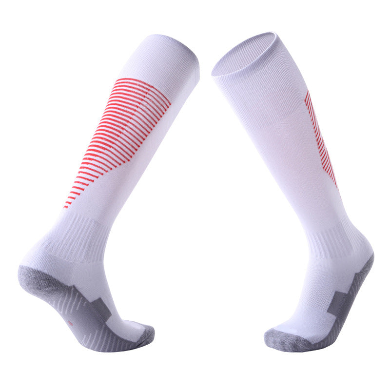 Children's Over-The-Knee Football Socks Men's Thickened Towel Stockings Adult Anti-Slip Sports Socks