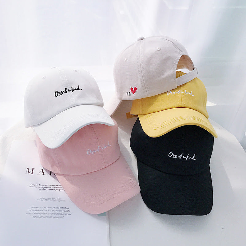 Peaked cap female student trendy brand 2023 new casual versatile letter embroidery sun protection baseball cap men's sun hat