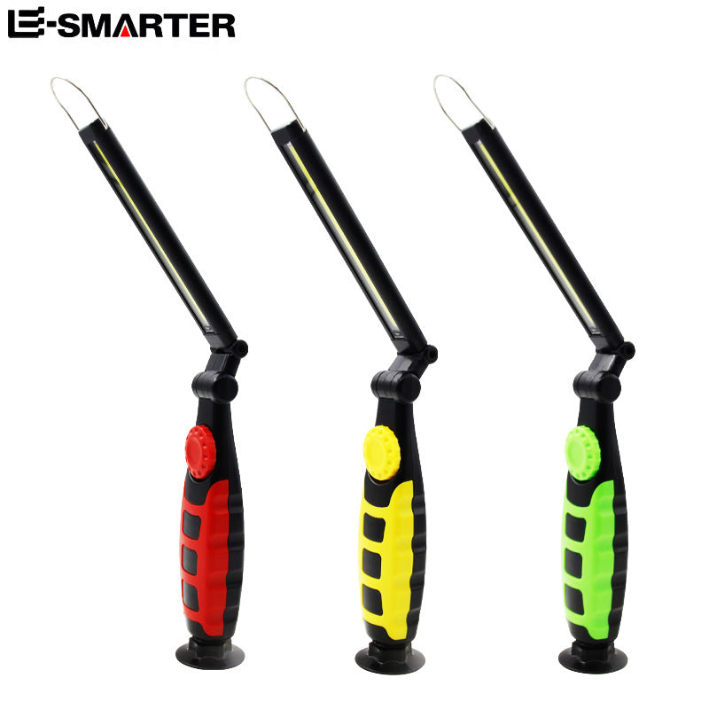 New Portable Led Rechargeable Work Light, Inspection Light, Flashlight With Strong Magnetic Removable Battery