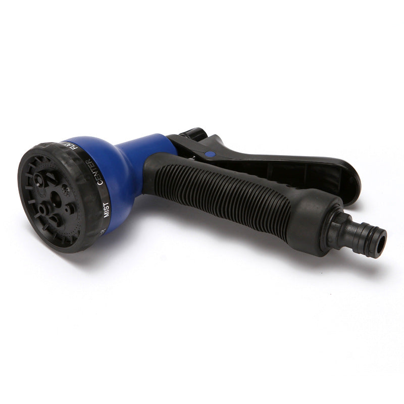 Car Washing High-Pressure Water Gun Watering Flowers Water Gun Telescopic Water Pipe Plastic Eight-Function Water Gun