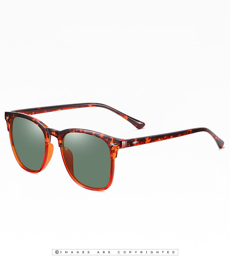 New polarized sunglasses, classic retro men's sunglasses.