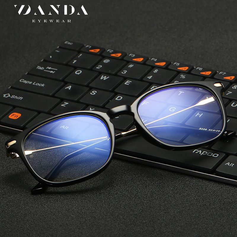 New hot selling anti-blue light glasses glasses frame flat mirror unisex gaming goggles