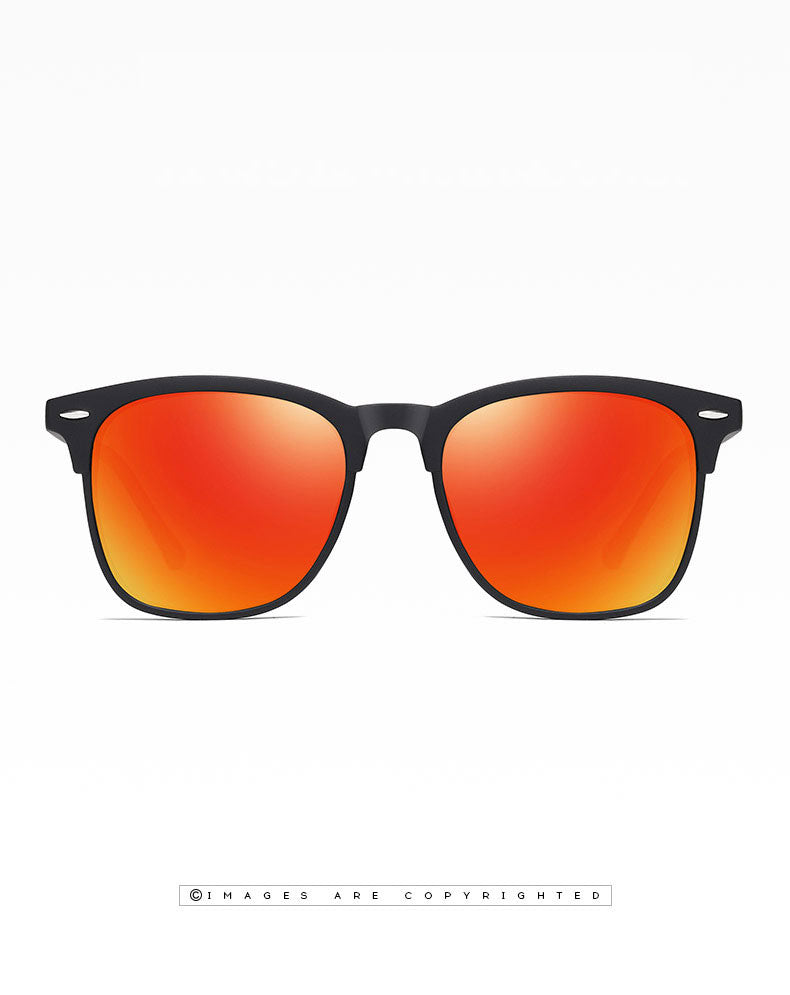 New polarized sunglasses, classic retro men's sunglasses.