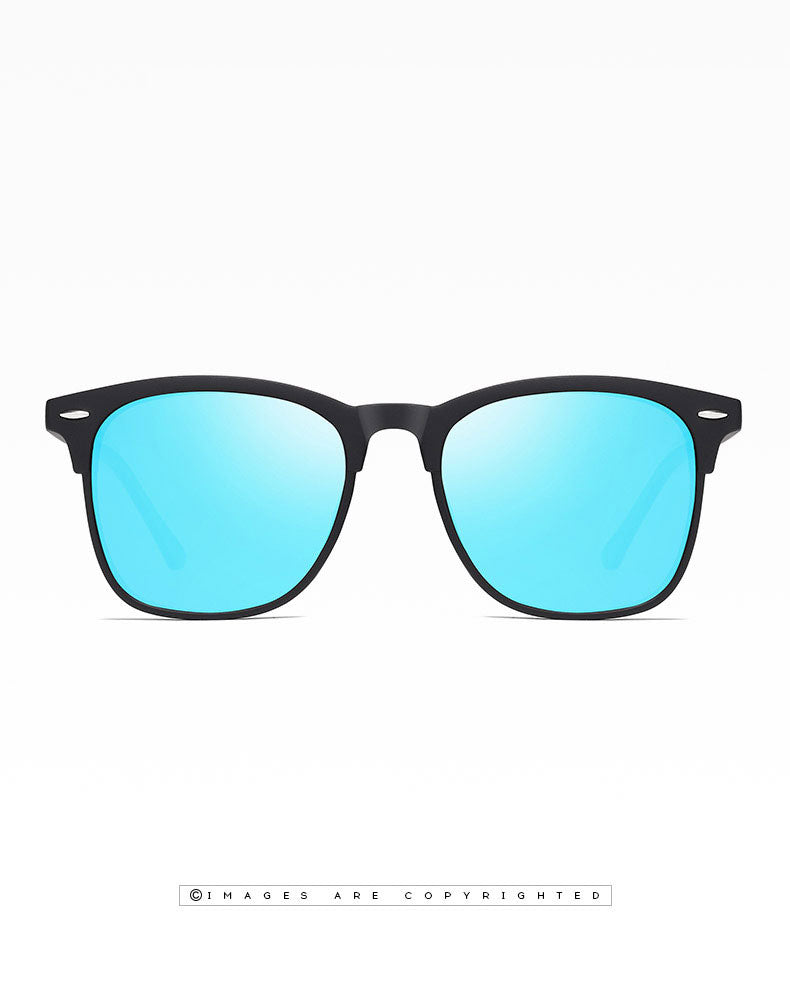 New polarized sunglasses, classic retro men's sunglasses.