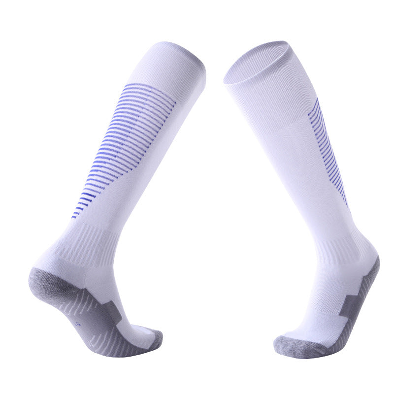 Children's Over-The-Knee Football Socks Men's Thickened Towel Stockings Adult Anti-Slip Sports Socks