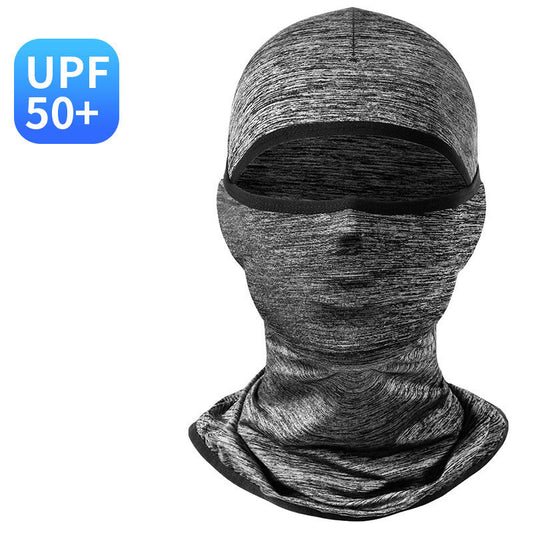 Ice Silk Hood For Men, Windproof And Sun Protection, Motorcycle Hood, Full Face Mask, Windproof Riding Neck Scarf For Women