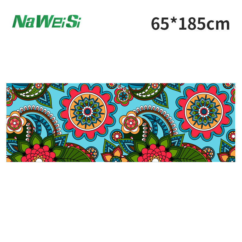 Yoga studio towel portable yoga towel non-slip environmentally friendly portable yoga towel digital printed yoga towel