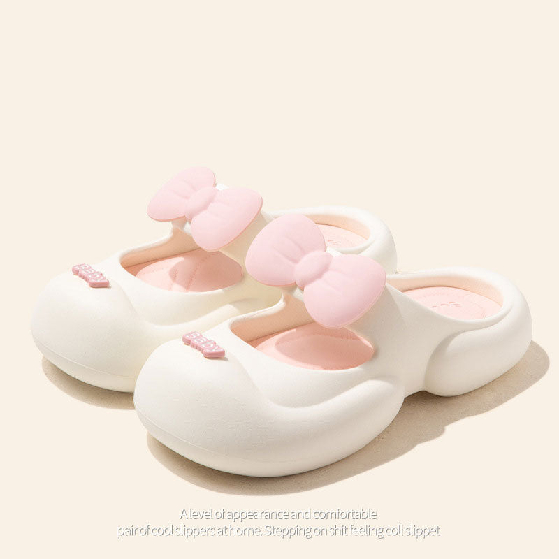 Baotou sandals women's summer cute girly Mary Jane indoor home bathing and outdoor wear slippers