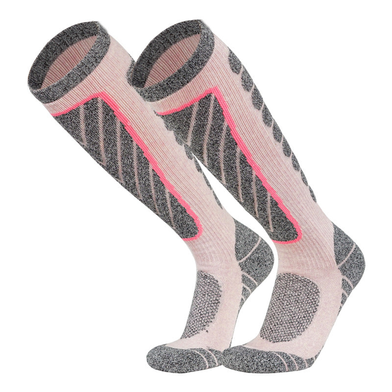 Winter Long Ski Socks Thickened Terry Thermal Socks Men's And Women's Ski Sports Socks Towel Socks