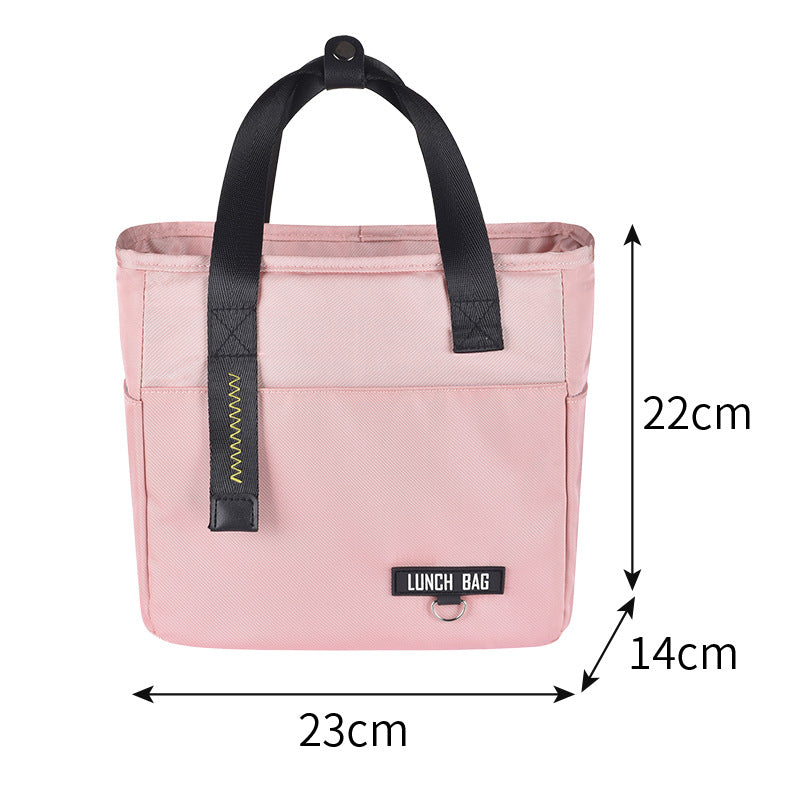 Large-Capacity Lunch Bag Office Workers And Students Insulated Lunch Box Bag High-Looking Waterproof Portable Lunch Bag