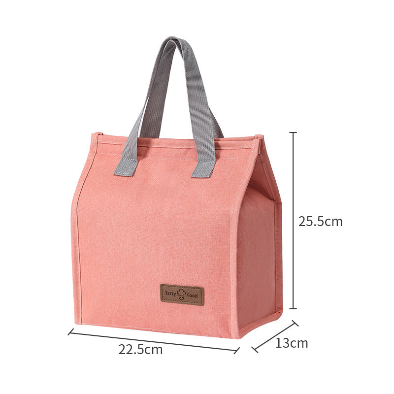 Hand-Held Lunch Bag Work Portable Lunch Box Bag Thickened Aluminum Film Lunch Bag Student Portable Lunch Bag