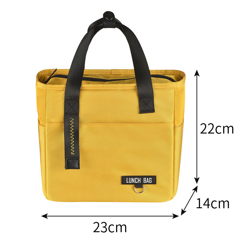 Large-Capacity Lunch Bag Office Workers And Students Insulated Lunch Box Bag High-Looking Waterproof Portable Lunch Bag