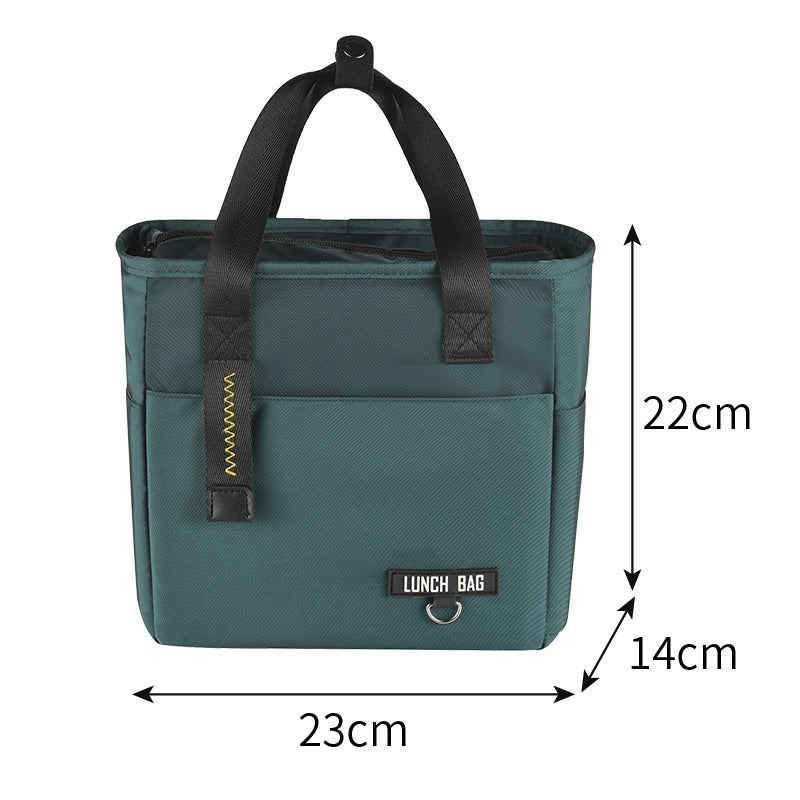 Large-Capacity Lunch Bag Office Workers And Students Insulated Lunch Box Bag High-Looking Waterproof Portable Lunch Bag