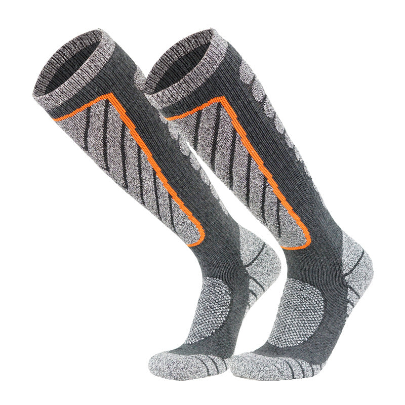 Winter Long Ski Socks Thickened Terry Thermal Socks Men's And Women's Ski Sports Socks Towel Socks