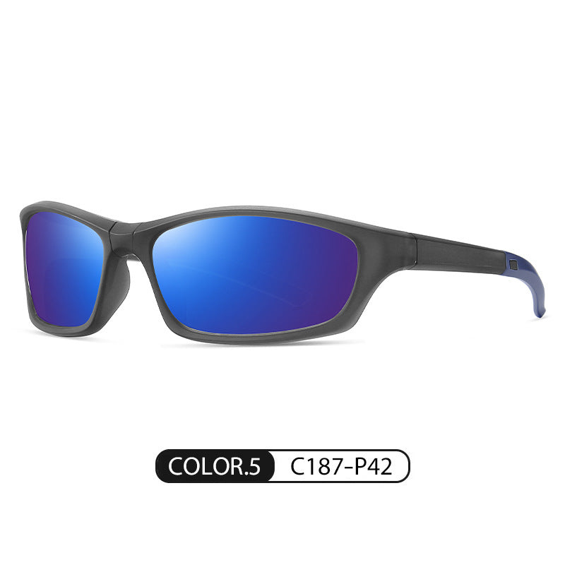 New Sports Folding Sunglasses S24101 Ultra-Light Tr Colorful Windproof Portable Cycling Polarized Sunglasses