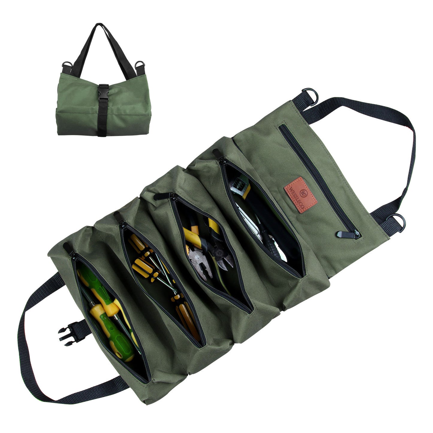 Tool Bag Canvas Car Repair Tool Bag Car Electrician Bag Cross-Border Thermal Mining Hardware Tool Bag