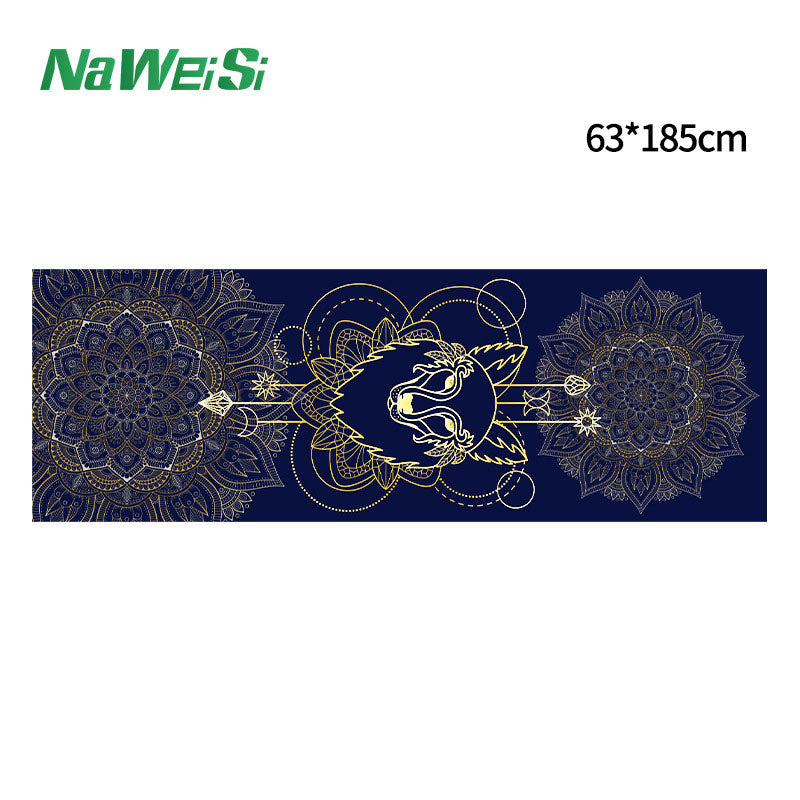 Yoga studio towel portable yoga towel non-slip environmentally friendly portable yoga towel digital printed yoga towel