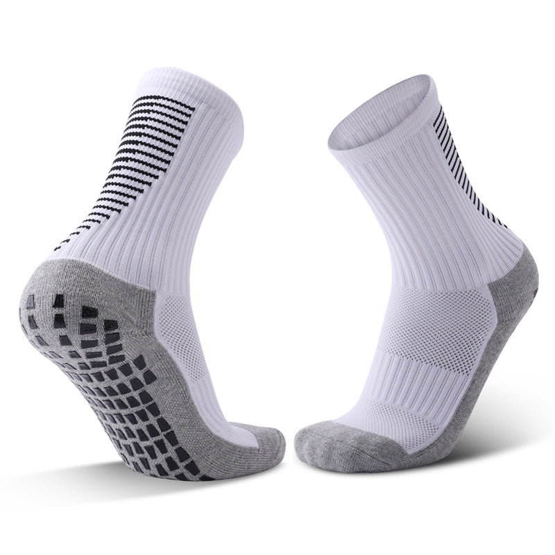 Adult Thickened Towel Football Socks Men's Non-Slip Wear-Resistant Mid-Calf Socks Sweat-Absorbent Breathable Sports Socks Batch