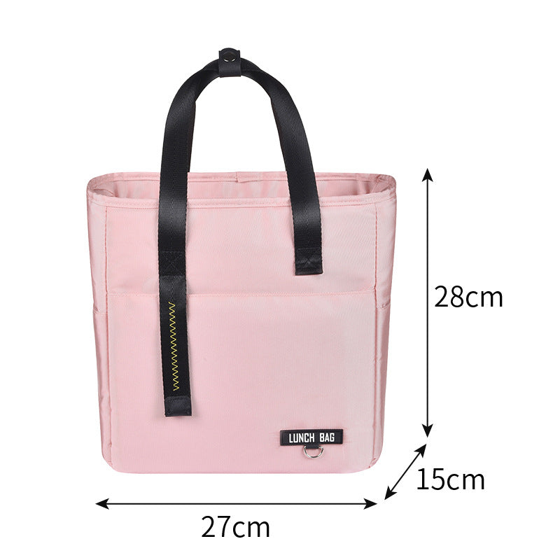 Large-Capacity Lunch Bag Office Workers And Students Insulated Lunch Box Bag High-Looking Waterproof Portable Lunch Bag