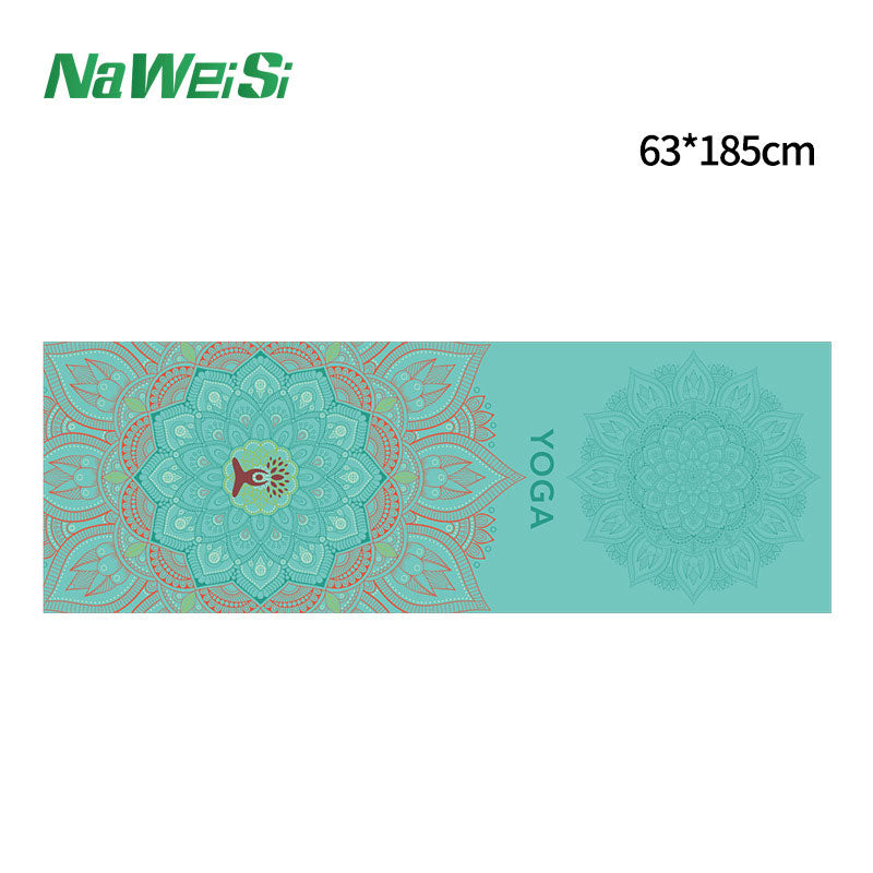 new style yoga towel personalized printed towel double-sided velvet microfiber yoga mat