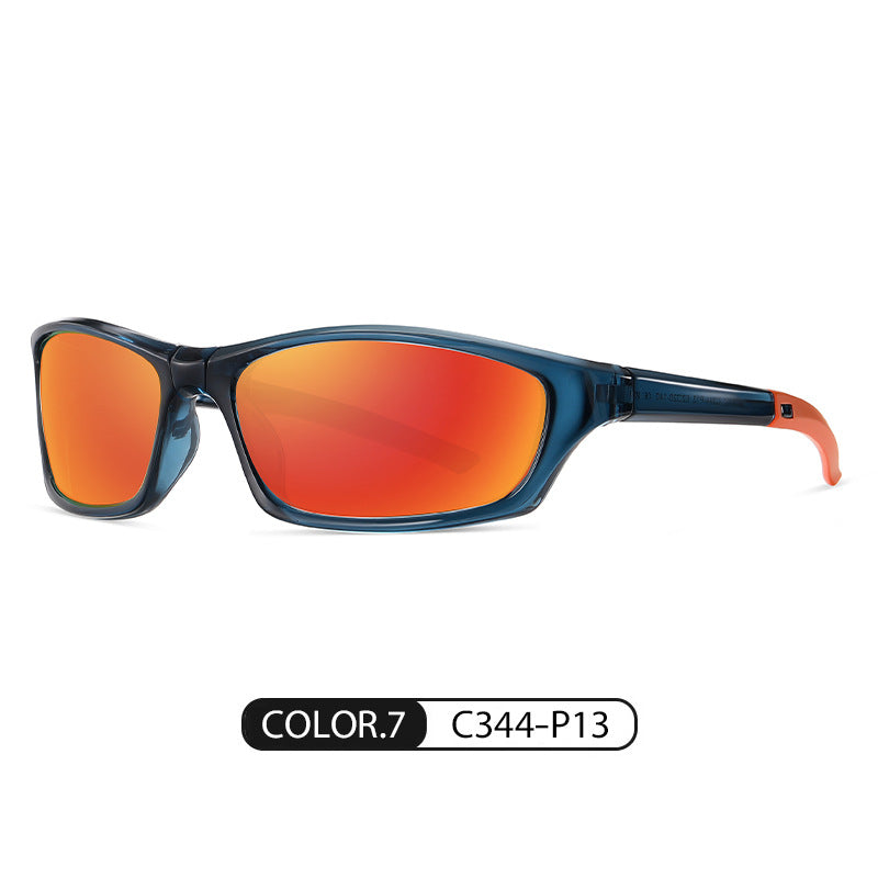 New Sports Folding Sunglasses S24101 Ultra-Light Tr Colorful Windproof Portable Cycling Polarized Sunglasses