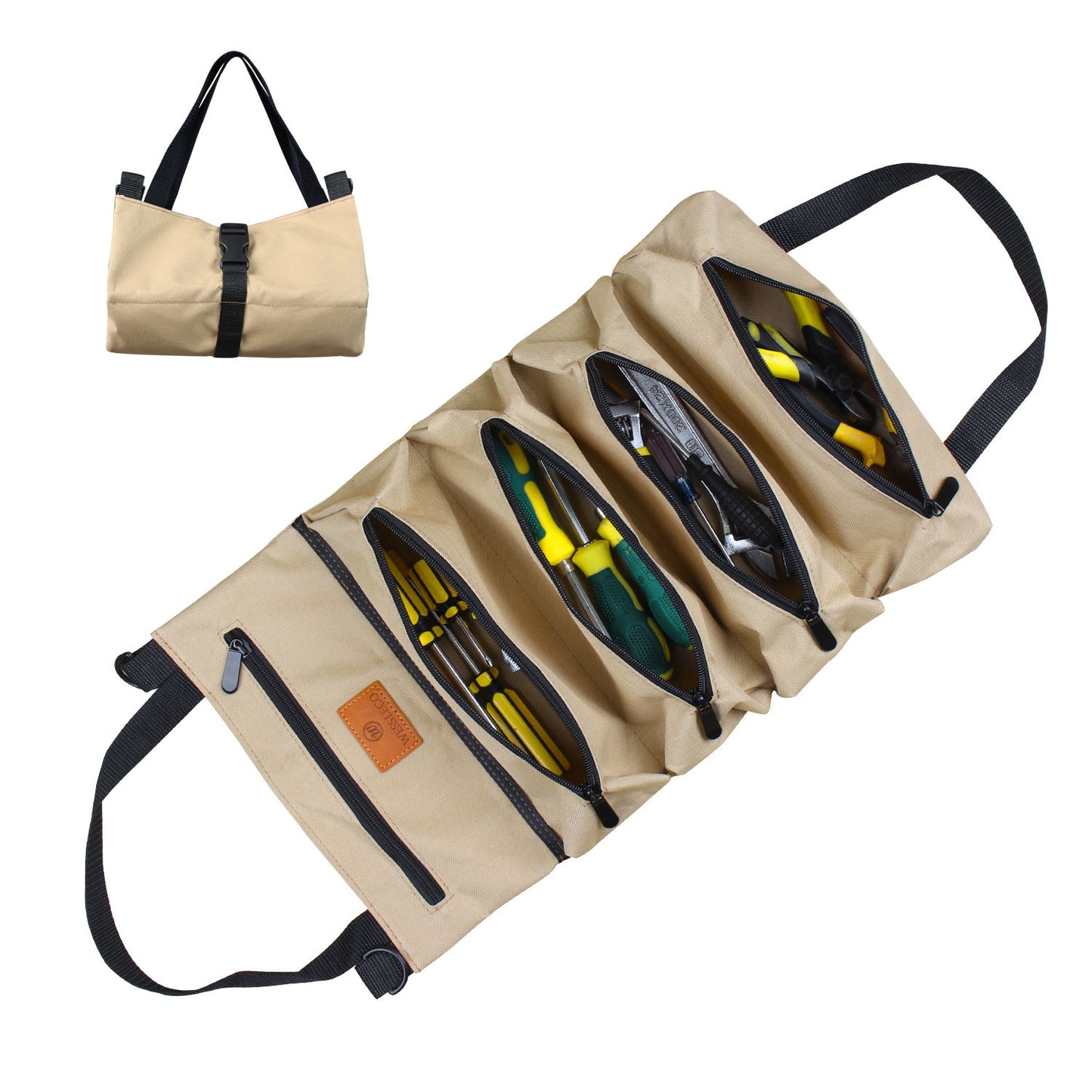 Tool Bag Canvas Car Repair Tool Bag Car Electrician Bag Cross-Border Thermal Mining Hardware Tool Bag