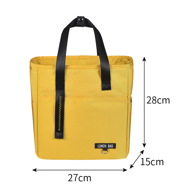 Large-Capacity Lunch Bag Office Workers And Students Insulated Lunch Box Bag High-Looking Waterproof Portable Lunch Bag