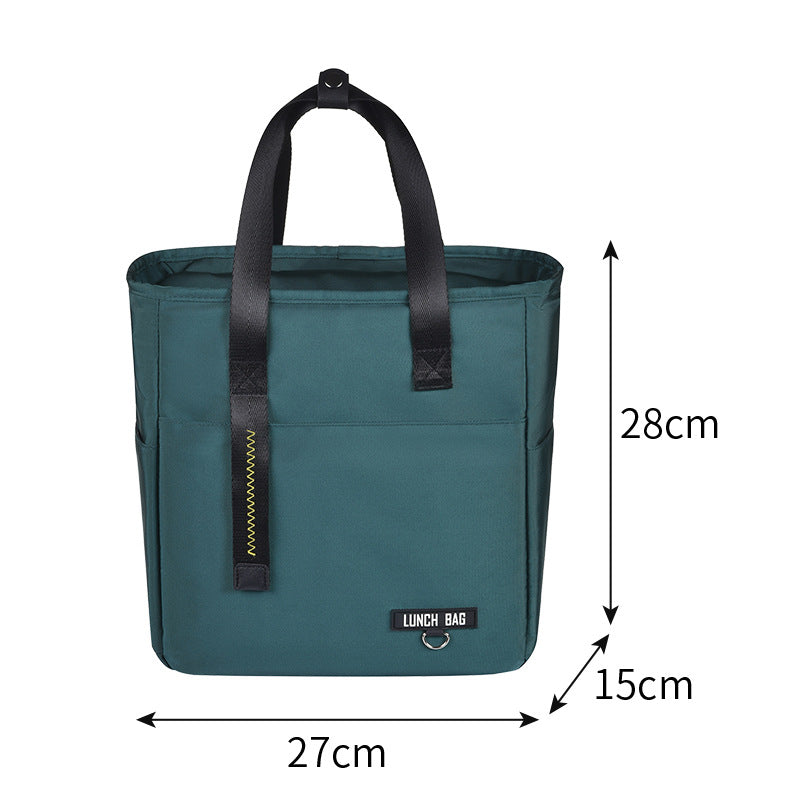 Large-Capacity Lunch Bag Office Workers And Students Insulated Lunch Box Bag High-Looking Waterproof Portable Lunch Bag