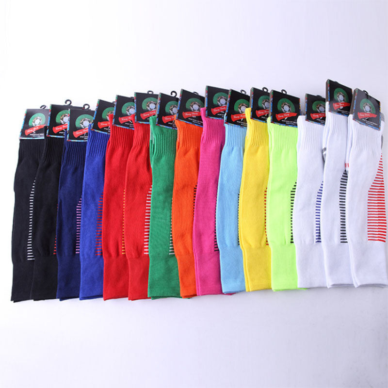 Children's Over-The-Knee Football Socks Men's Thickened Towel Stockings Adult Anti-Slip Sports Socks