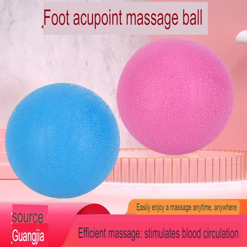 Massage ball, foot muscle relaxation, fitness neck membrane ball, deep shoulder and neck relief, solid yoga peanut ball