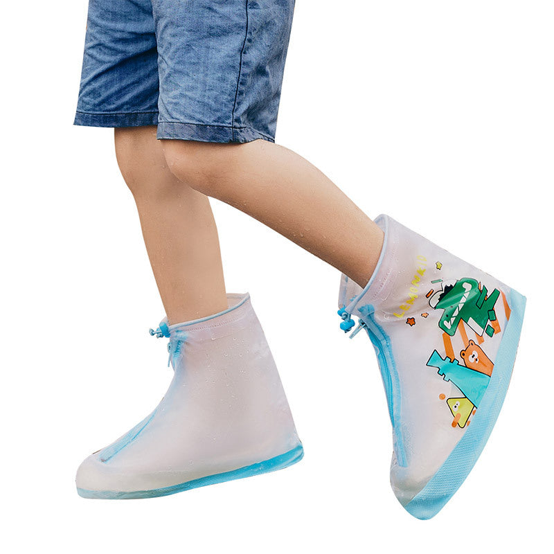 Children's Rain Boot Covers Cartoon Outerwear Children's Rain Boots Baby Rain Boot Covers Suitable for Boys and Girls Rain Boot Covers