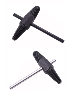 Double-head screw extractor triangle valve water pipe thread anti-wire hand tool set home improvement broken wire extractor