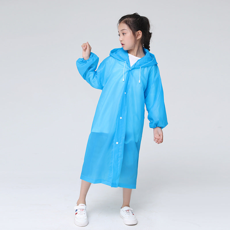 Protective Clothing Raincoat Thickened Children's Coat Portable Outdoor Long Full-Body Disposable Poncho