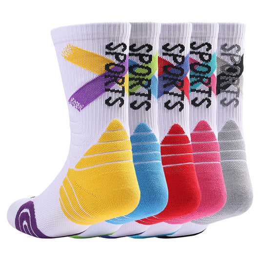 Elite basketball socks, famous county men's and women's actual combat training socks, professional thickened and pressurized sports socks, towel socks