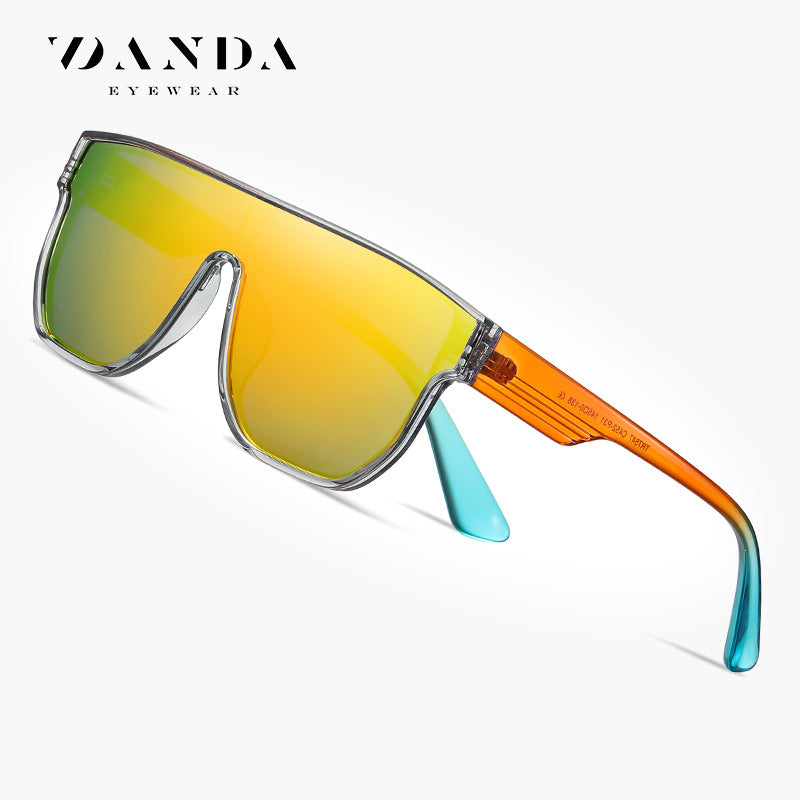 Cross-border new polarized sunglasses colorful sunglasses men and women same style high-end sunglasses