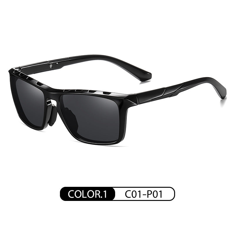 New polarized sunglasses for men, casual style sunglasses TR7515 sports colorful sunglasses with breathable holes