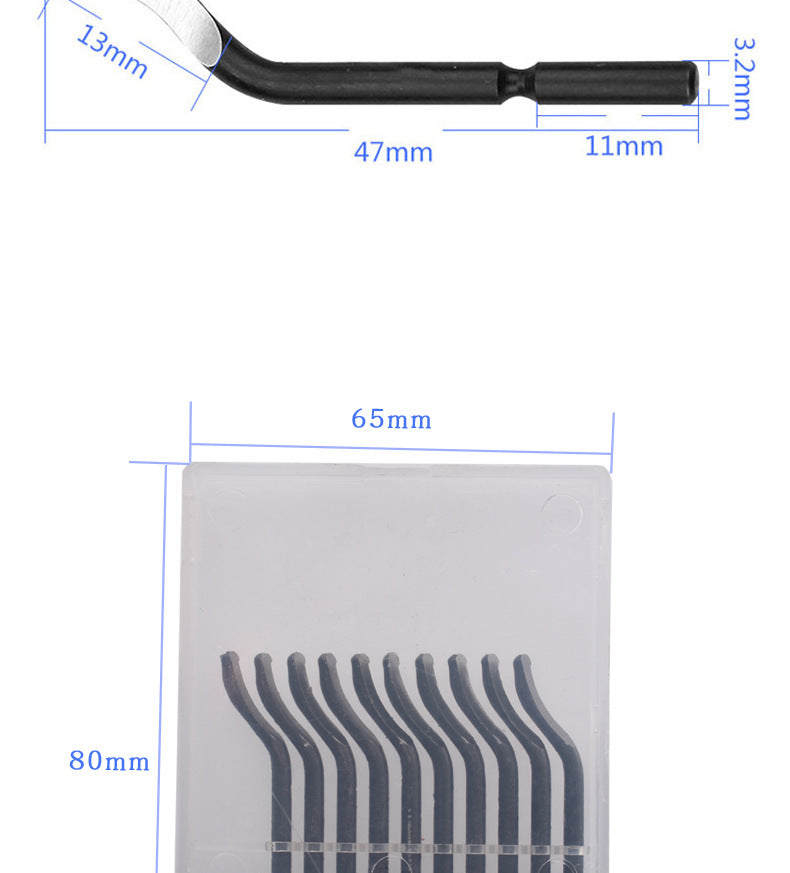 Hand deburring trimming knife NB1100 scraper chamfering manual trimming tool set plastic