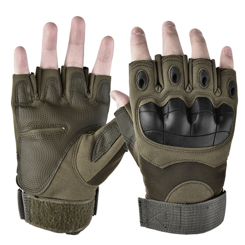 Combat Tactics Long-Finger And Half-Finger Gloves Outdoor Fighting Cycling Handguards Non-Slip Military Fans Protective Fighting Gloves