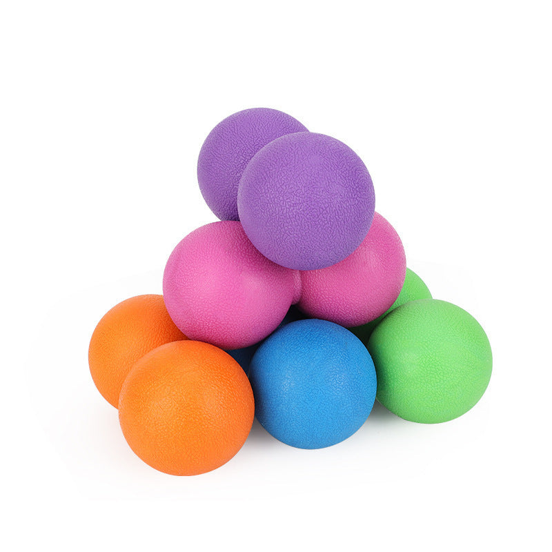 Massage ball, foot muscle relaxation, fitness neck membrane ball, deep shoulder and neck relief, solid yoga peanut ball