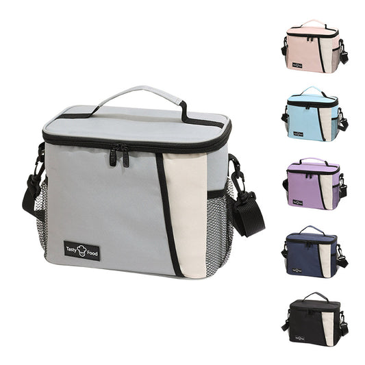 Waterproof Lunch Bag Work Packing Insulated Lunch Box Bag Outdoor PEVA Backable Cross-Ice Bag