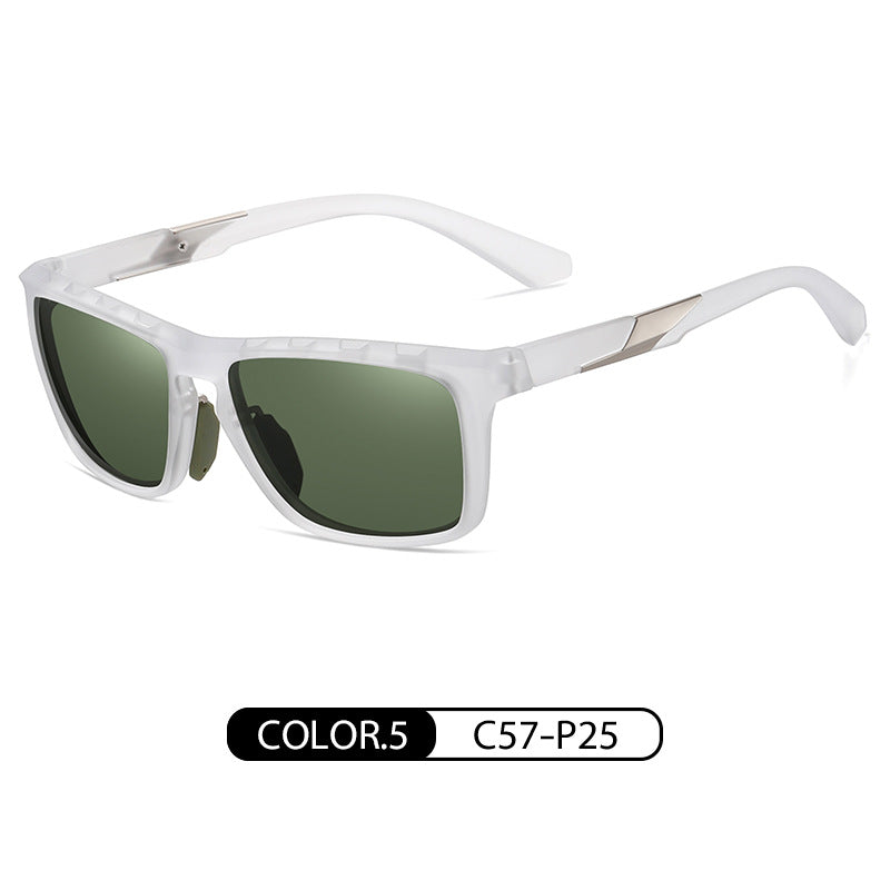 New polarized sunglasses for men, casual style sunglasses TR7515 sports colorful sunglasses with breathable holes