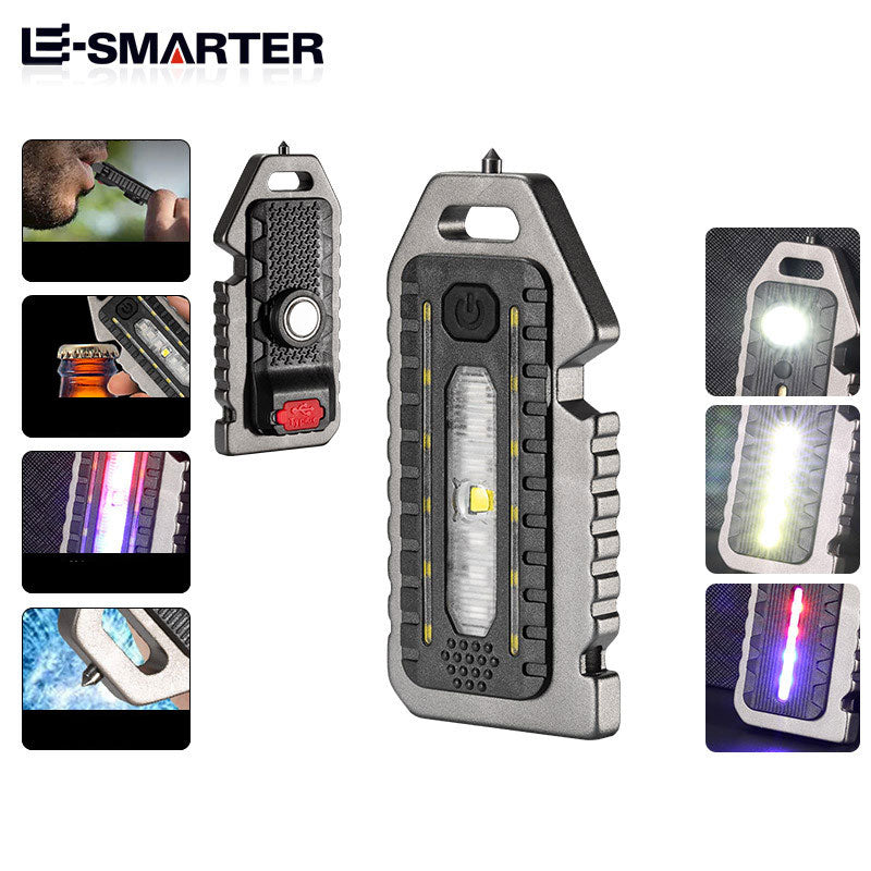 Ultra-Small Mini Led Light-Emitting Small Flashlight Keychain Light Strong Light Ultra-Light Portable Flashlight
