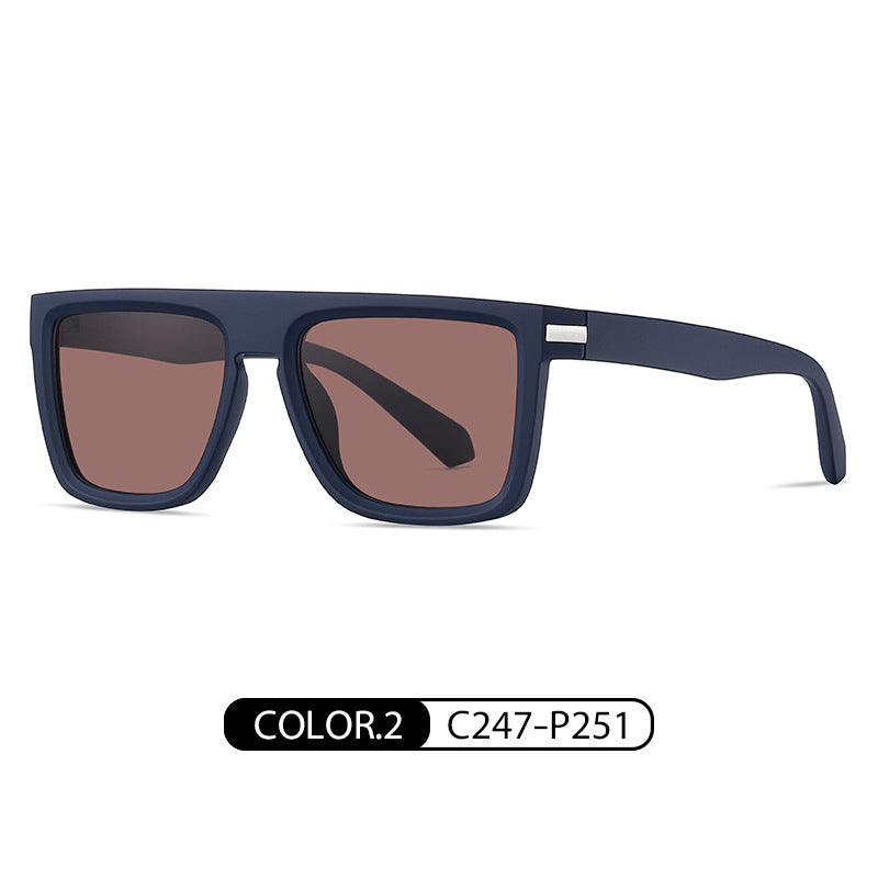 Cross-border new polarized sunglasses fashionable casual men's sunglasses driving anti-UV sunglasses