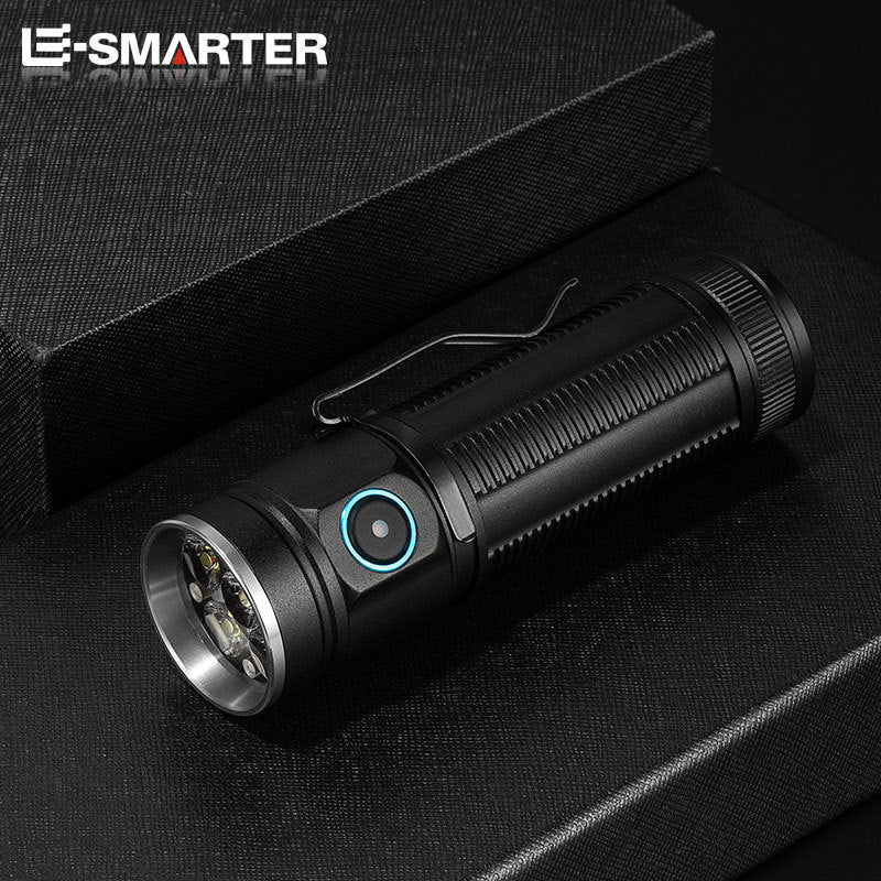 Outdoor Flashlight Mini Portable Pen Clip Fast Charging Long Battery Life Bright Outdoor Night Riding Flashlight