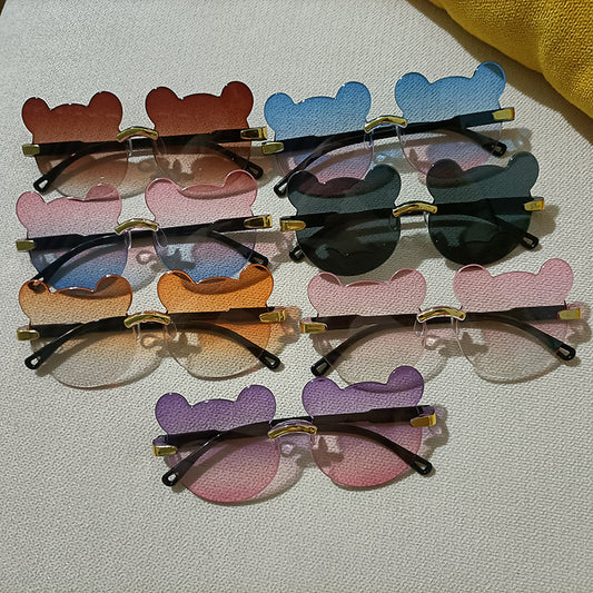 New Cartoon Children's Sunglasses  Baby Fashion Panda Sunglasses Outdoor Street Photography Bear Sunglasses