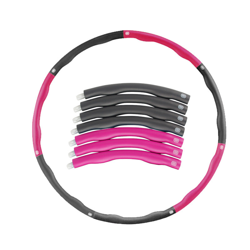 Internet celebrity hula hoop weighted fitness hula hoop foam detachable hula hoop adult and children hula hoop