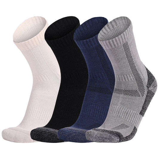 Wool hiking socks for men, thickened and warm outdoor sports socks, cashmere socks for snow